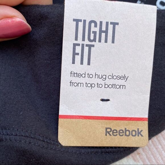 Reebok Tight Fit Black Leggings New With Tags - Picture 4 of 8